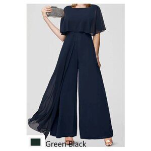 NWT Elengant Jumpsuit chiffon size 22